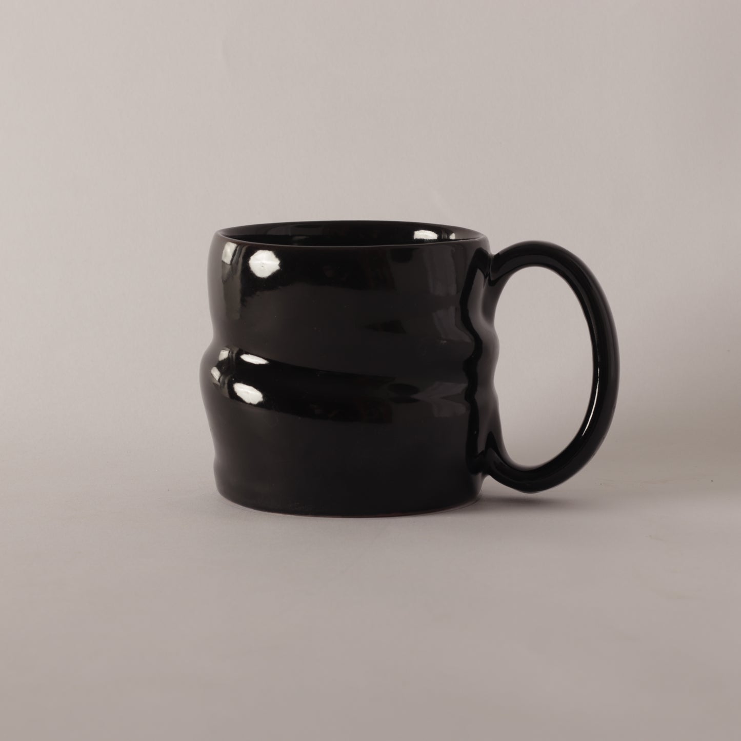 Black Bisque Mug