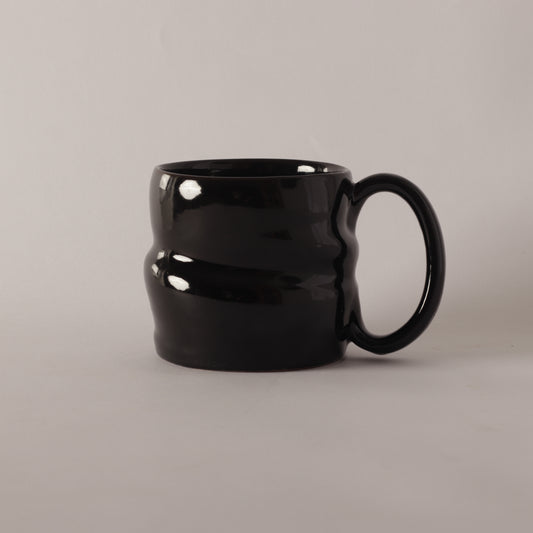 Black Bisque Mug