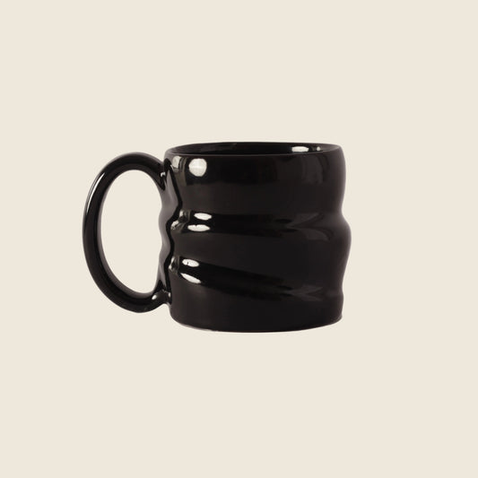 Black Bisque Mug