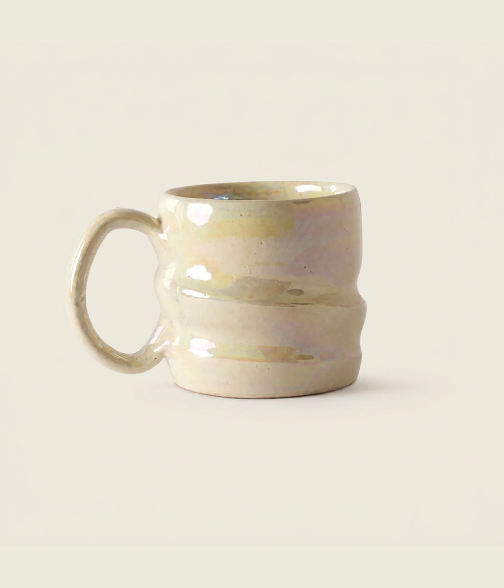 Opal Beige Pearl Mug